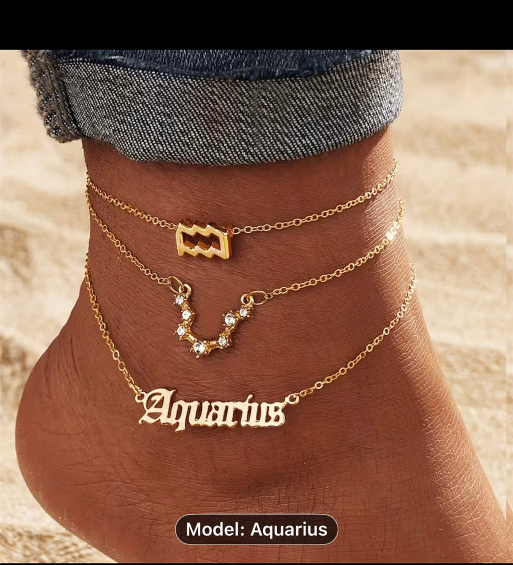 Zodiac Anklets
