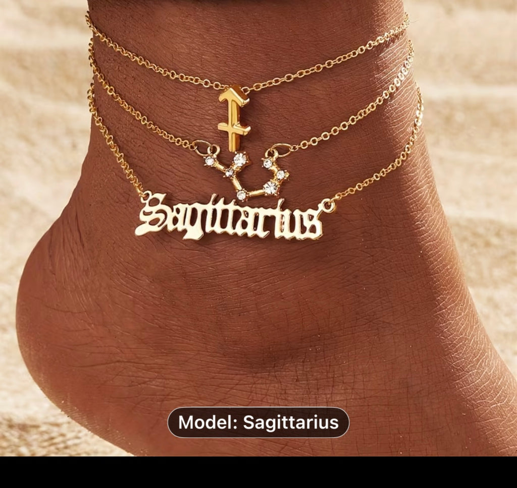 Zodiac Anklets